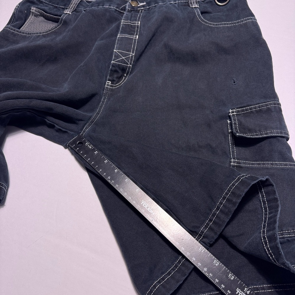 Vintage OTB Denim Jean Shorts Mens 36 Baggy Fit Jorts Black Skate Y2K 90s‎ - Picture 8 of 8